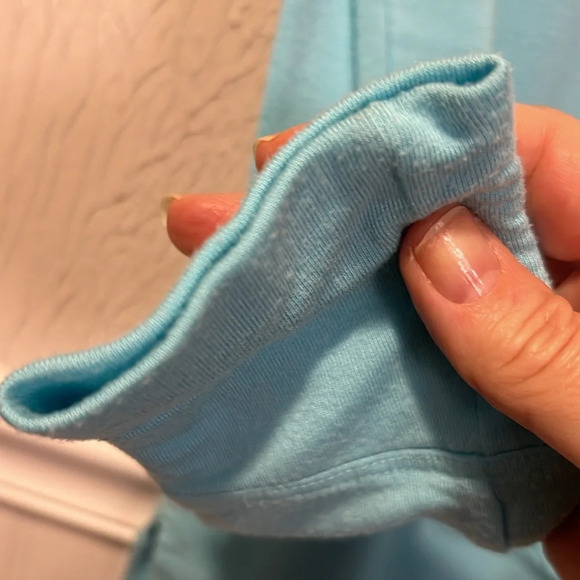 Lilly Pulitzer Blue Ibiza Luxletics Cassi Popover top size small - Picture 8 of 16